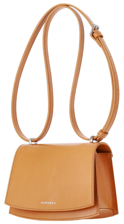 【MARHEN.J】Calla Bag Mini 蘋果皮革三用包 拿鐵棕