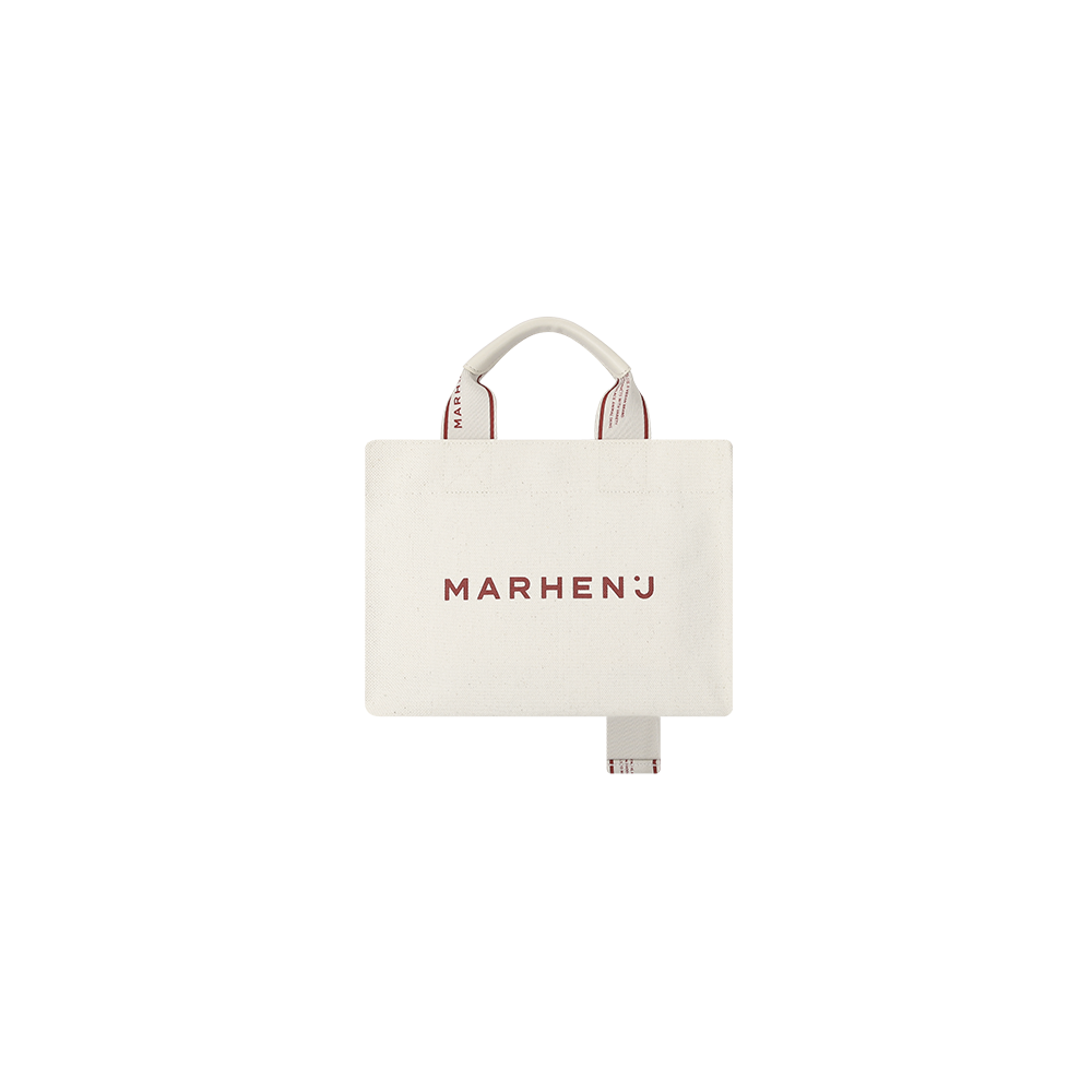 【MARHEN.J】 Rico Mini Sign 米白色帆布包