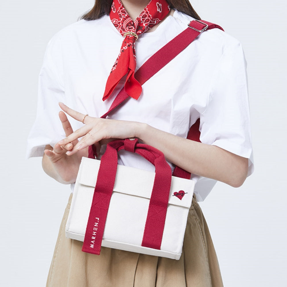 【MARHEN.J】Roy Nano 帆布包 心型信號