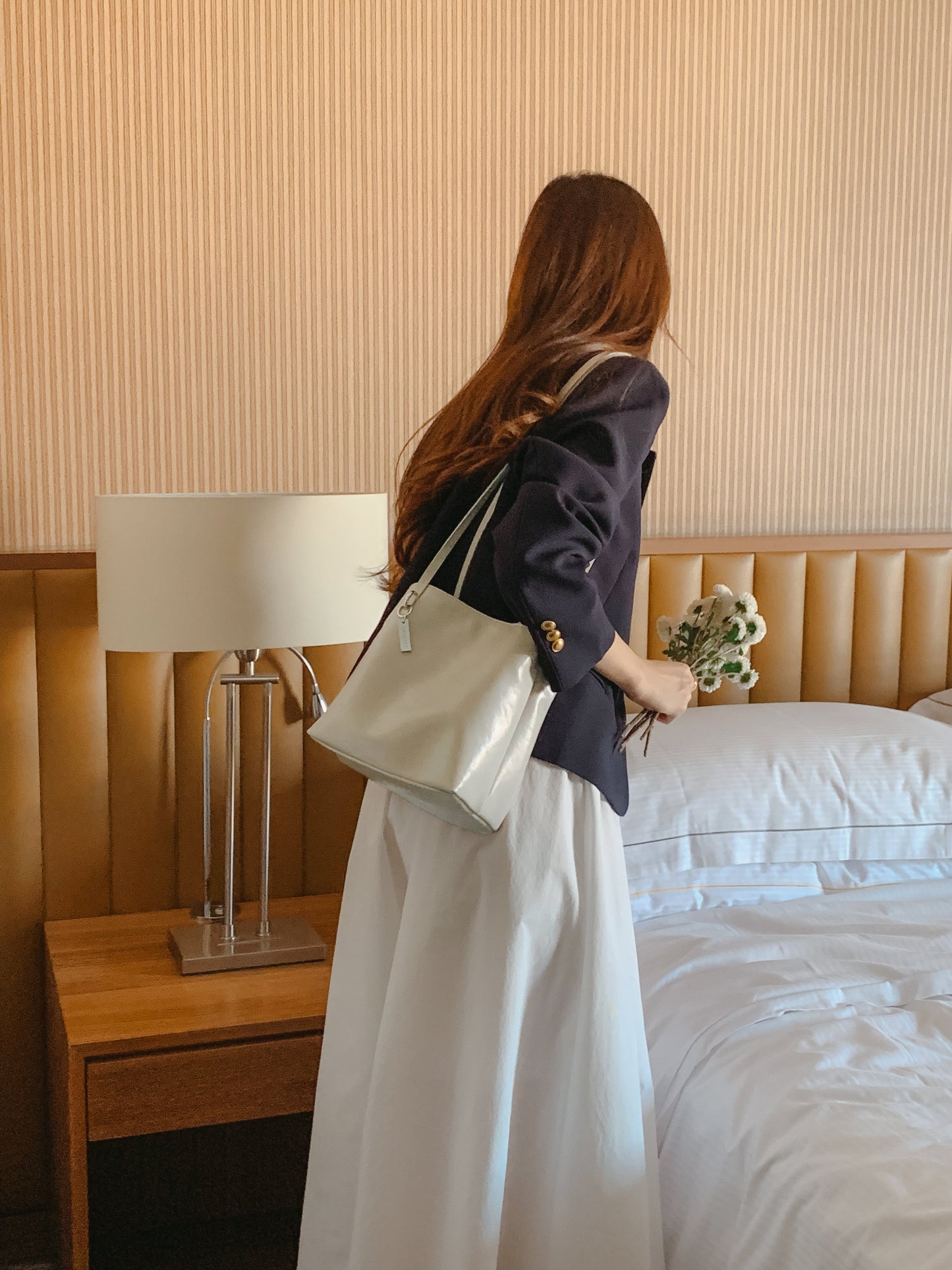 【MARHEN.J】Lome 經典都會米色肩背包