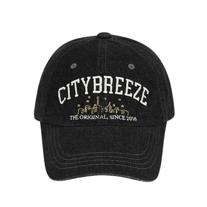 CITYBREEZE 星光城市丹寧棒球帽 黑色
