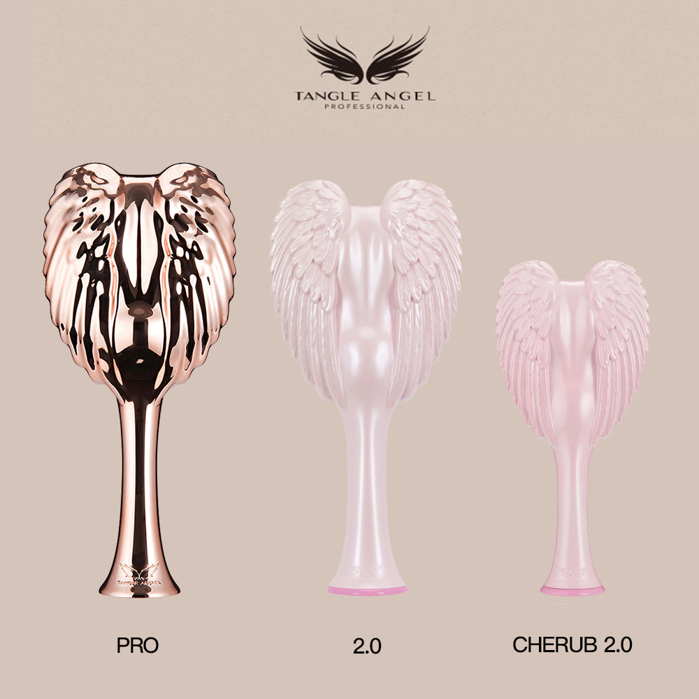 TANGLE ANGEL 2.0 天使按摩髮梳_光澤粉(粉梳)